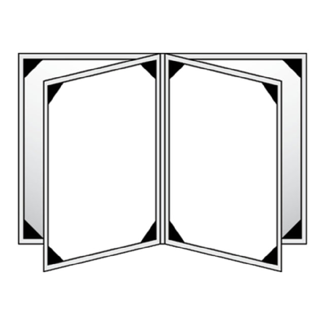 Risch RATTAN-6V 4.25X11 Rattan Hardback Basket-woven Menu Cover (specify Color)