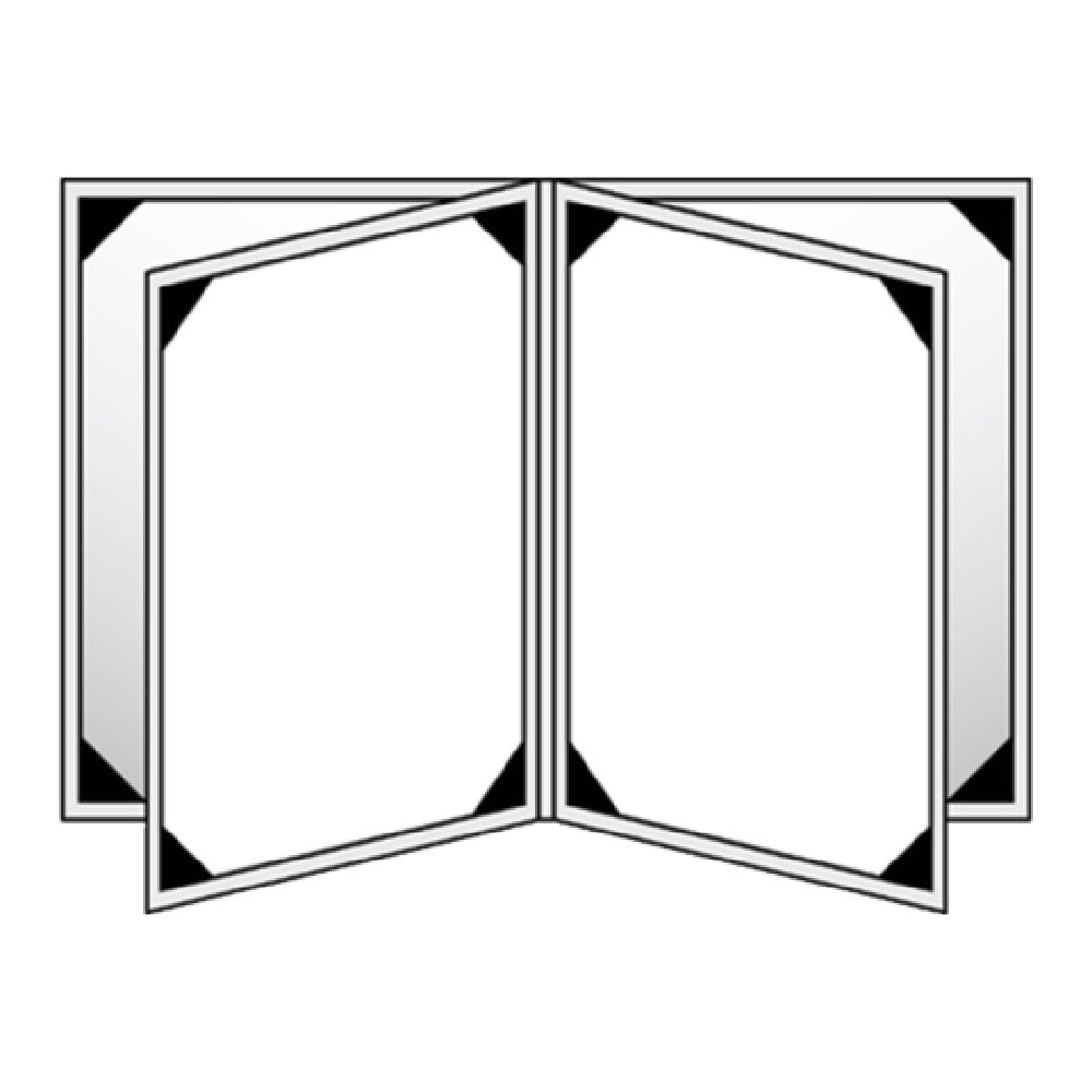 Risch RATTAN-6V 8.5X11 Rattan Hardback Basket-woven Menu Cover (specify Color)