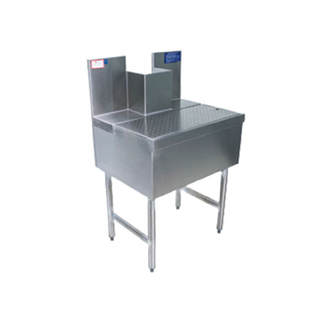 Micro Matic MM-CLP24-BD Underbar Beer Drainer 24"W X 24"D 304 Stainless Steel Construction