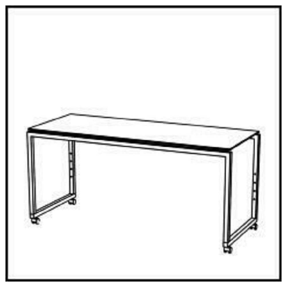 Bauscher Hepp VE-81003 - Venta® Buffet Table, Stage 80 M, On Castors With Integrated Height Adjustment