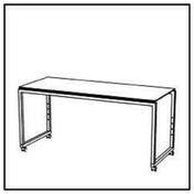 Bauscher Hepp VE-81003 - Venta® Buffet Table, Stage 80 M, On Castors With Integrated Height Adjustment