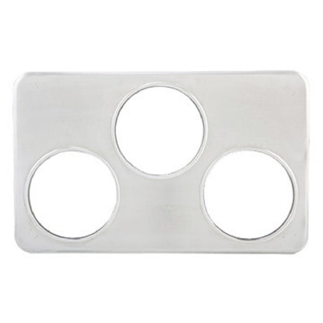 Winco ADP-666 Adapter Plate 21"W X 13"D (3) 6-3/8" Holes