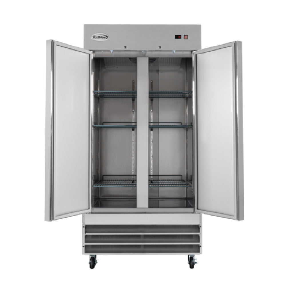 Koolmore RIF-2D-SS35C - Freezer, Reach-in, Two Section