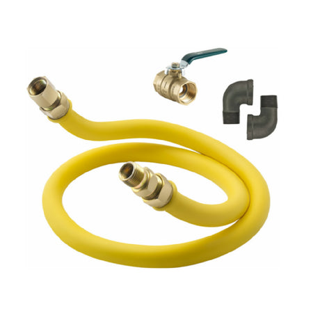 Krowne S7548K Krowne 3/4" I.D. X 48" Long Stationary Gas Connector Kit Includes Gas Connector