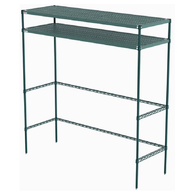 Metro CR247274PRH2 Super Erecta Pro® Housing Unit 72"W X 24"D (2) Overhead Shelves With Removable Polymer Shelf Mat