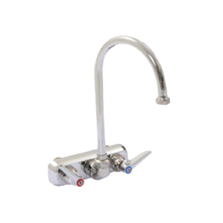 Eagle 306134 T&S Extra Heavy Duty Gooseneck Faucet Splash-mounted 4" OC