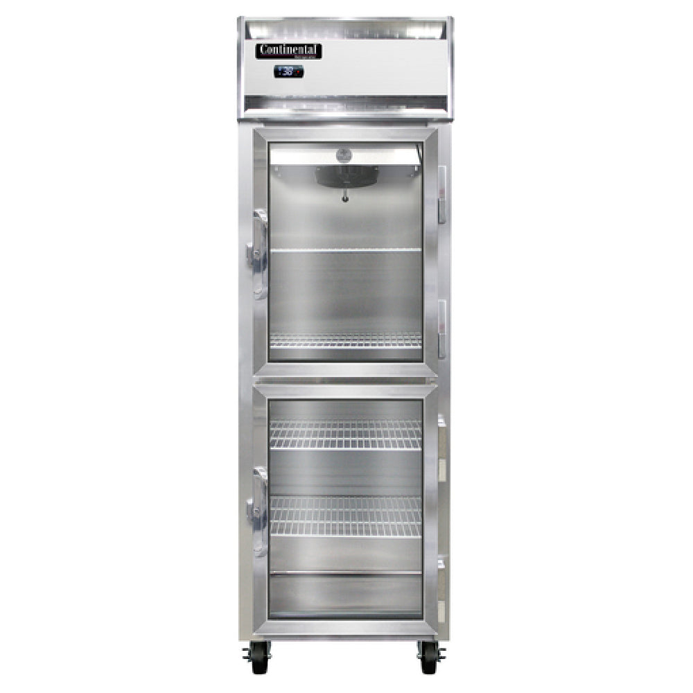 Continental Refrigerator 1RNSAGDHD Refrigerator Reach-in Display One-section