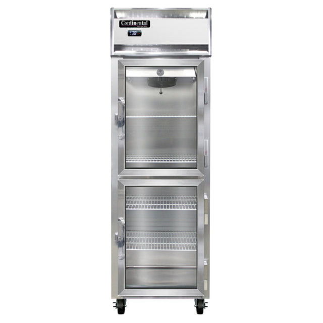 Continental Refrigerator 1RNSAGDHD Refrigerator Reach-in Display One-section