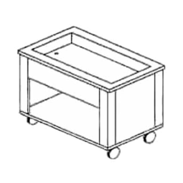 Dinex DXP5HCI DineXpress™ Hot/Cold Food Serving Counter 74"L X 36"H (5) Pan Size