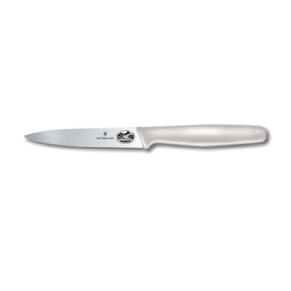 Victorinox 5.0707.S Victorinox® Paring Knife 4" Blade Large White Polypropylene Handle