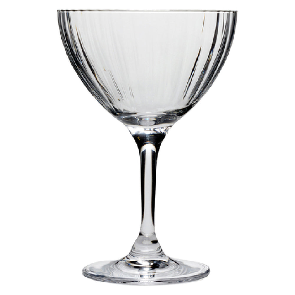 Steelite 4854RD354 Cocktail/Martini Glass 8 Oz. (5-3/4"H 3-3/4" T 3-3/4" M 2-7/8" B) Paneled Bowl