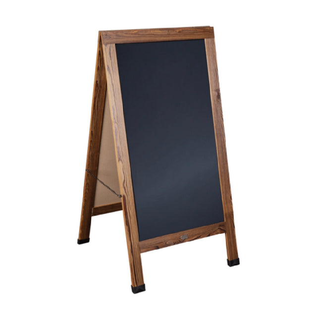 Flash Furniture HGWA-CB-4824-TORCH-GG Canterbury Magnetic Chalkboard Sign Set 48" X 24"