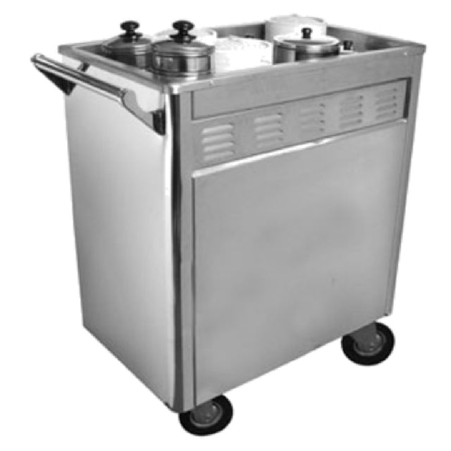 Town 36615 Dim Sum Cart With Waterbath Steamtank Heated Bv Alcohol/canned Heat (fuel Containers Not Included)