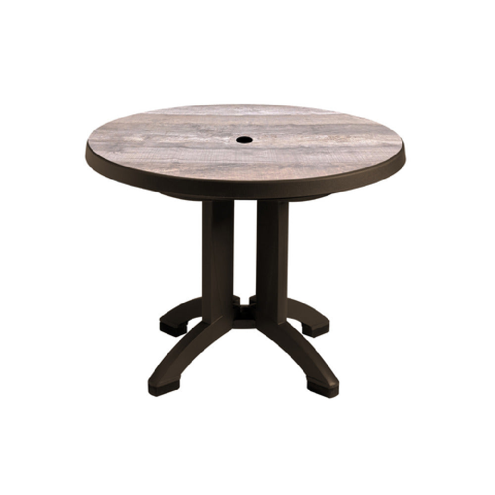 Grosfillex US921037 Aquaba Outdoor Table 38" Dia. Round