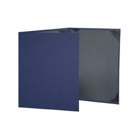 Risch LINEN-3V 8.5X11 Linen Hardback Menu Cover (specify Color) 8 1/2" X 11" Fold-Out