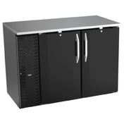 Victory VBBN48HC-B - Back Bar Refrigerator, Two-section, 48"W X 26-1/8"D X 34"H