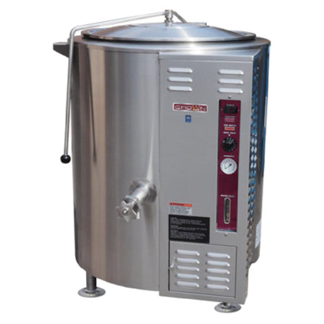 Crown Steam GL-20E_LP Stationary Kettle Gas 20 Gallon Capacity