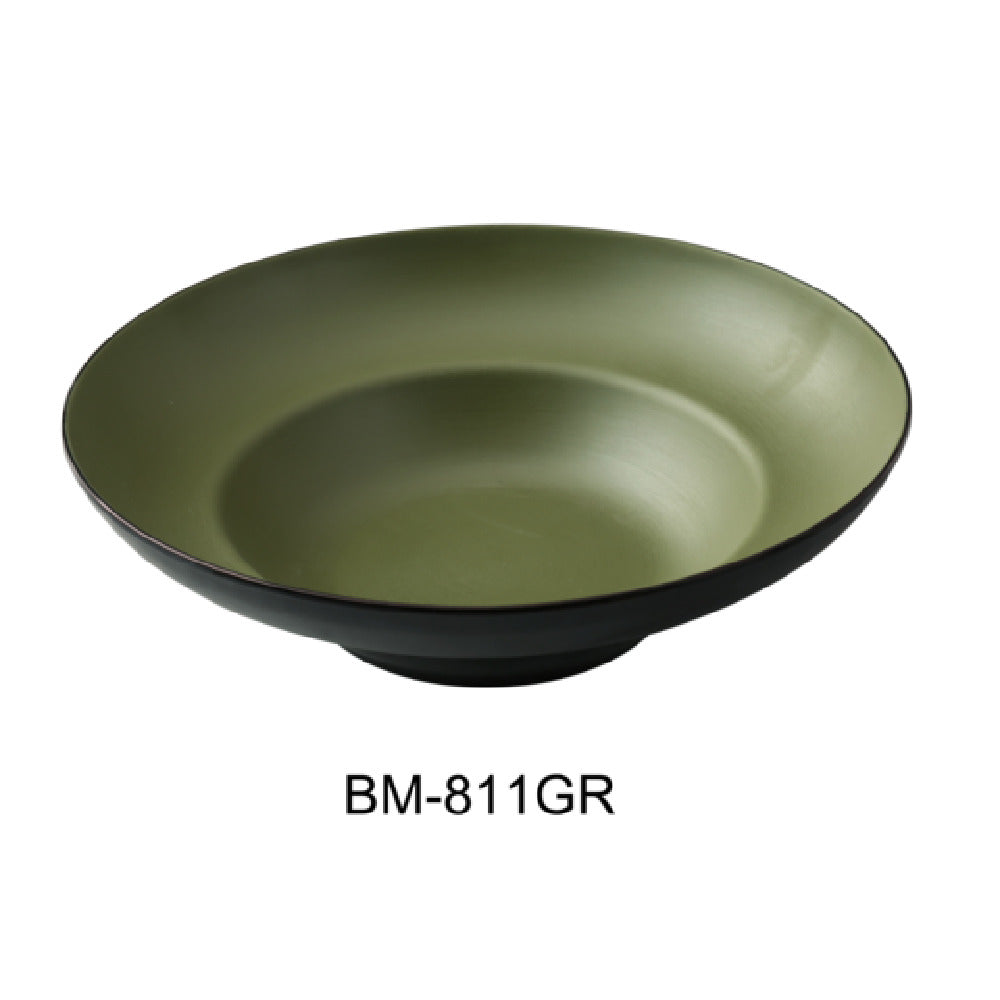 Yanco BM-811GR Pasta Bowl 11-1/8"W X 11-1/8"D X 3-1/4"H 20 Oz