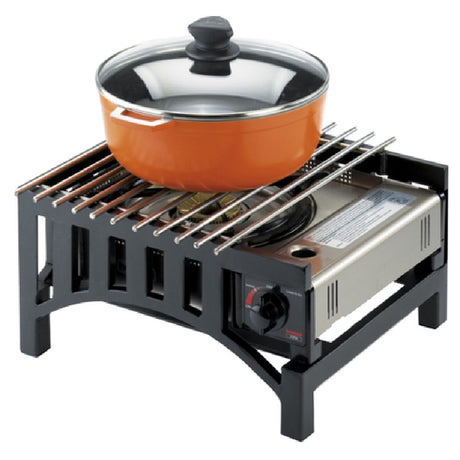 Cal Mil 1363-13 Mission Cook-n-Serve Butane Frame 14"W X 12"D X 7"H With Grate