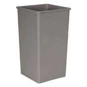 Rubbermaid FG395900GRAY - Untouchable® Container, 50 Gallon, 19-1/2" Square X 34-1/4"H