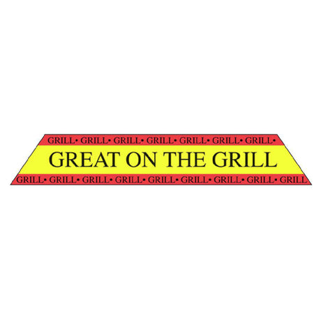 Hubert 79092 - Food Packaging Label, "Great On The Grill", 4-1/2" X 3/4"