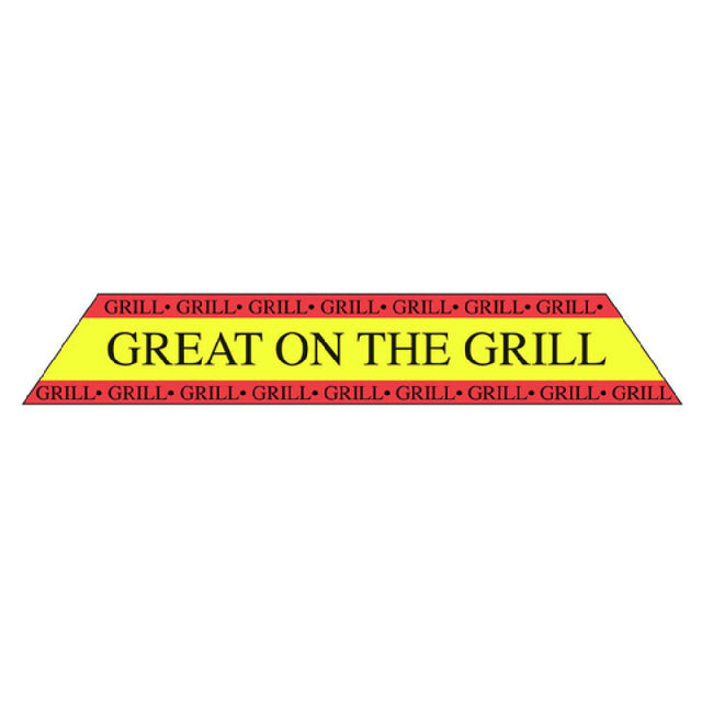 Hubert 79092 - Food Packaging Label, "Great On The Grill", 4-1/2" X 3/4"