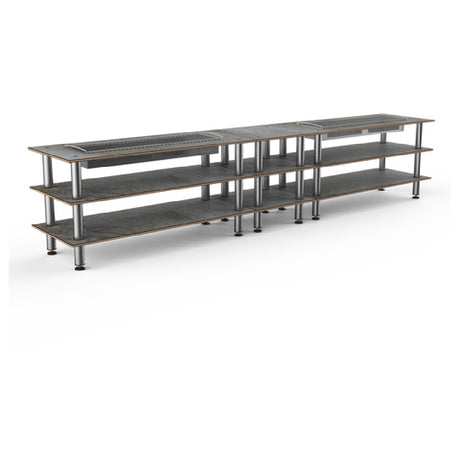 Steelite MGCMLD04GSXF Mogogo Buffet Solutions Modular Double Heat Buffet Table