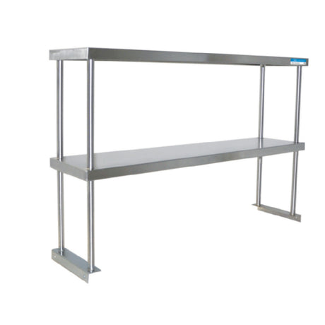 BK Resources BK-OSD-1284 Double Overshelf Table Mount 84"W X 12"W X 31-1/4"H