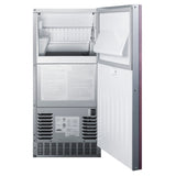 Summit BIM68OSGDRIF Undercounter Ice Maker Built-in Or Freestanding Indoor Or Outdoor Use