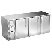 Victory VBB78HC-S - Back Bar Refrigerator, Three-section, 78"W X 30-1/8"D X 34"H