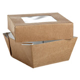 PacknWood 210KRAYB85 - Kray Take Out Box, 7 Oz., Base: 2.8" X 2.8" X 1.6"