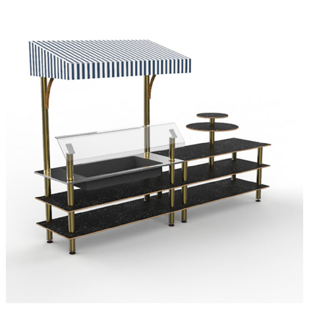 Steelite MGCMLE04MBWF Display Station Mixed Materials (minimum = Case Quantity 1 Per Case) (repack Item)