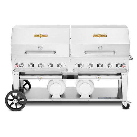 Crown Verity CV-CCB-72RDP Club Series Grill LP Gas 81"L X 28"D