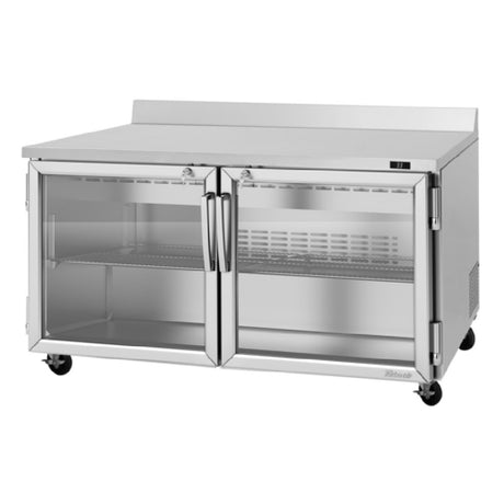 Turbo Air PWR-60-G-N - PRO Series Worktop Refrigerator, Two-section, 17.2 Cu.ft.