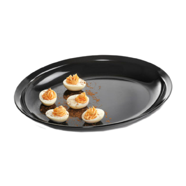 GET Enterprises ML-181-BK Milano™ Platter 15" X 12" X 1-3/4"H Oval