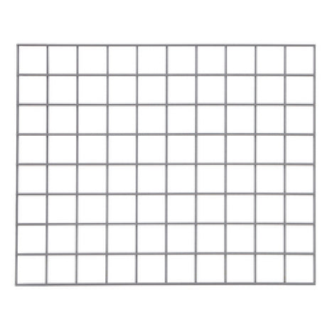 Metro WG2430K4 Quick Ship SmartWall Wire Grid 30" X 24" Metroseal Gray Epoxy-coated Corrosion-resistant Finish With Microban® Antimicrobial Protection