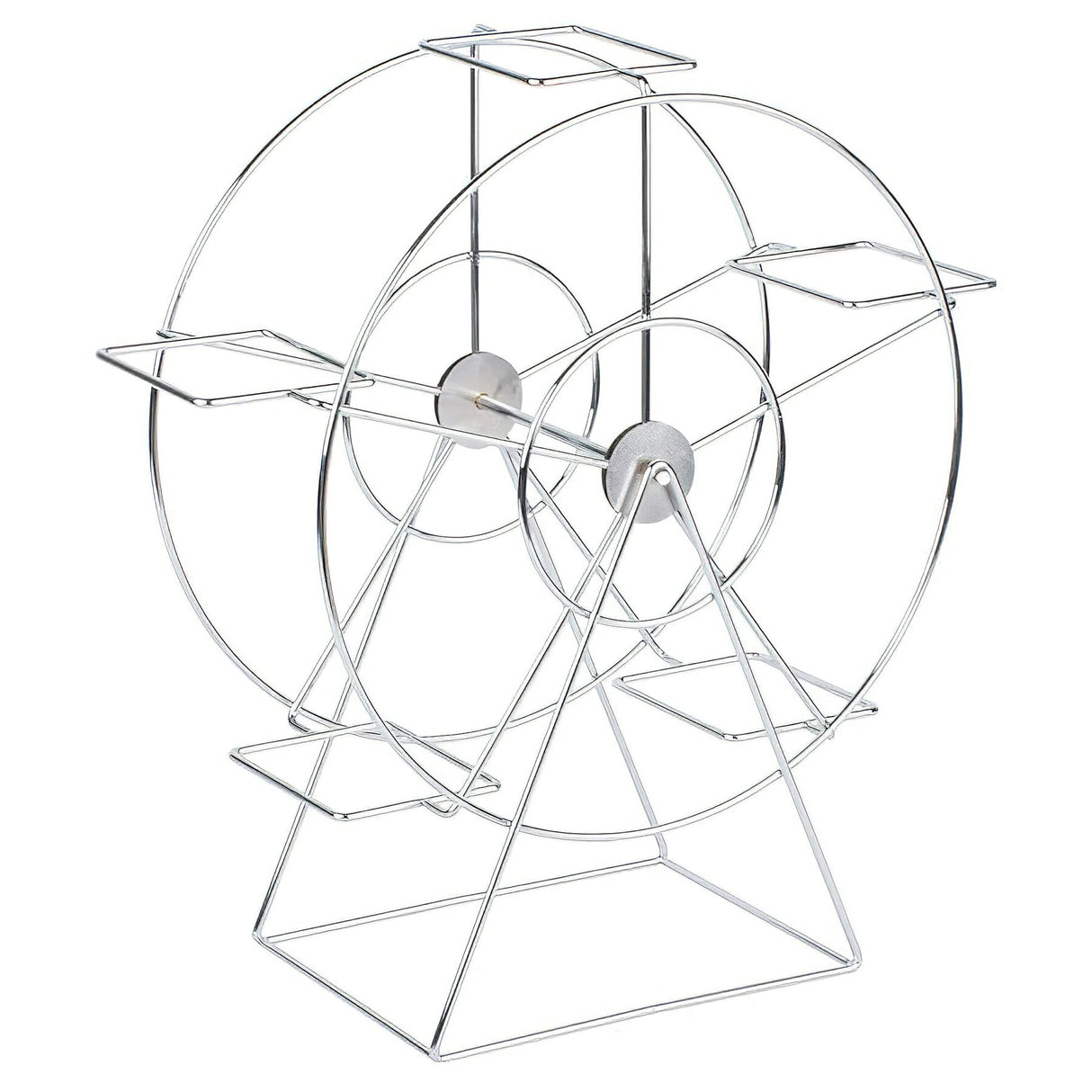 GET Enterprises 4-92065 Ferris Wheel Basket Holder 14-1/2" X 7" X 18-1/2" Holds (5) 4" X 4" Baskets (not Included)
