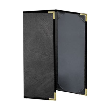 Risch SEVDX-3V 4.25X11 Seville Deluxe Hardback Antibacterial/antimicrobial Faux-leather Menu Cover (specify Color)