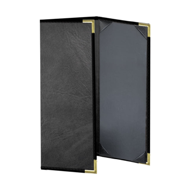 Risch SEVDX-3V 4.25X11 Seville Deluxe Hardback Antibacterial/antimicrobial Faux-leather Menu Cover (specify Color)