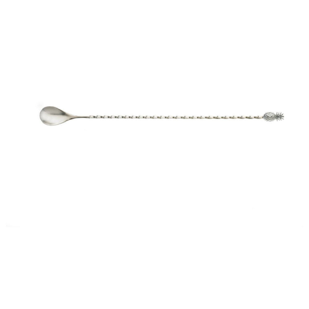 Mercer Culinary M37012PIN Barfly® Classic Bar Spoon 13-1/4" Cast Pineapple Decorative Shaped End