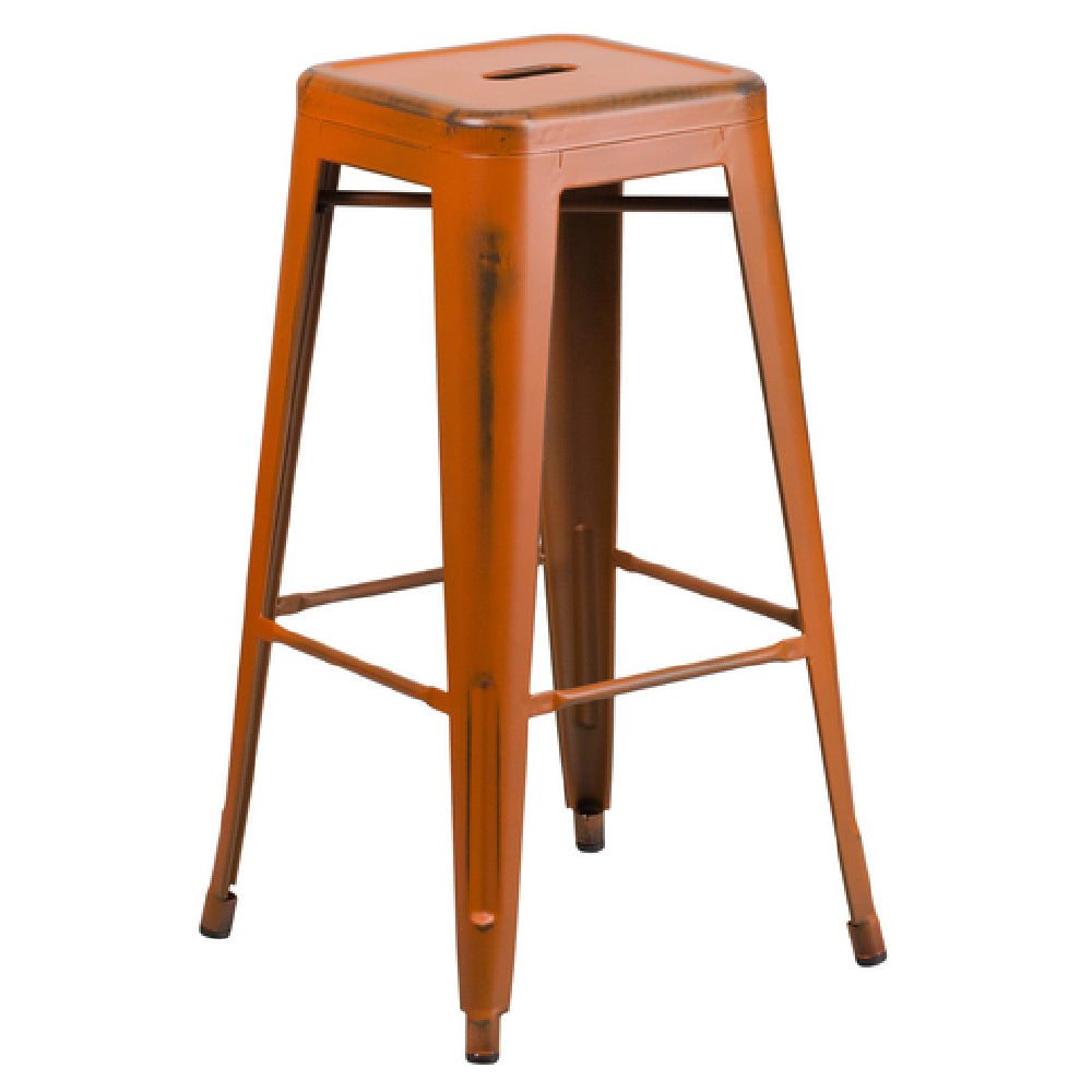 Flash Furniture ET-BT3503-30-OR-GG Bar Stool 500 Lb. Weight Capacity Backless