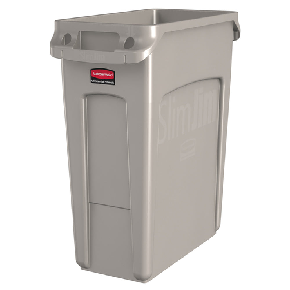 Rubbermaid 1971259 - Slim Jim® Container, 16 Gallon, 22"L X 11"W X 25"H