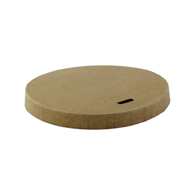 PacknWood 210LPAWK74 - Paper Lid For 6oz Paper Cups And 21POC8/12,2.9"D, Compostable
