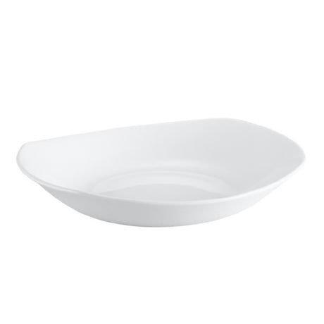 CAC China EVT-BT10 Everest Salad Bowl 32 Oz. 10-1/2"L X 9-1/8"W X 1-3/4"H