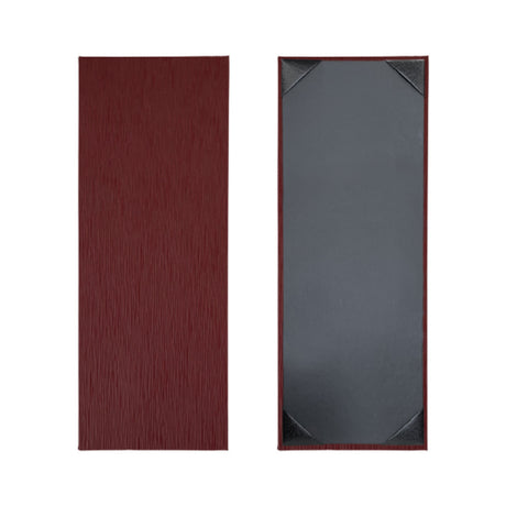 Risch VIENNA-1V 4.25X11 Vienna Hardback Wave-patterned Menu Cover (specify Color)