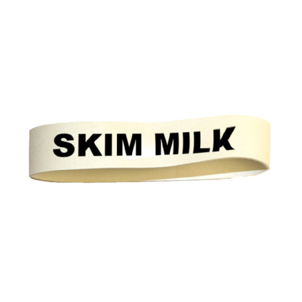 Service Ideas FBSKIM Service Ideas Flavor Band Rubber Band Skim White