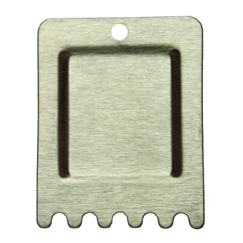 Globe SMALL-SCRAPER Panini Scraper Small Grooved Metal Scraper For Cleaning Of Grooved Plates