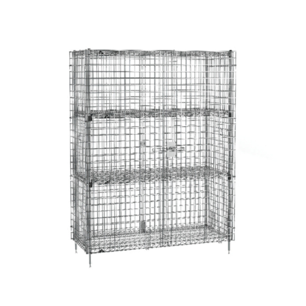 Metro SEC56C-2EZ - Super Erecta® Security Unit, Stationary, Chrome Plated Finish