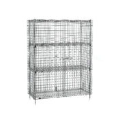 Metro SEC56C-2EZ - Super Erecta® Security Unit, Stationary, Chrome Plated Finish