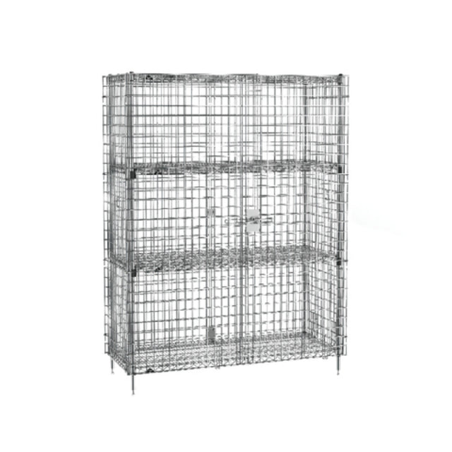 Metro SEC56C-2EZ - Super Erecta® Security Unit, Stationary, Chrome Plated Finish